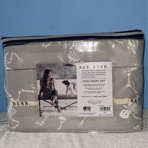 Rae Dunn Halloween king sheets set